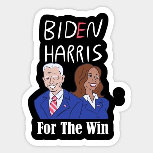 Biden harris For the win Sticker